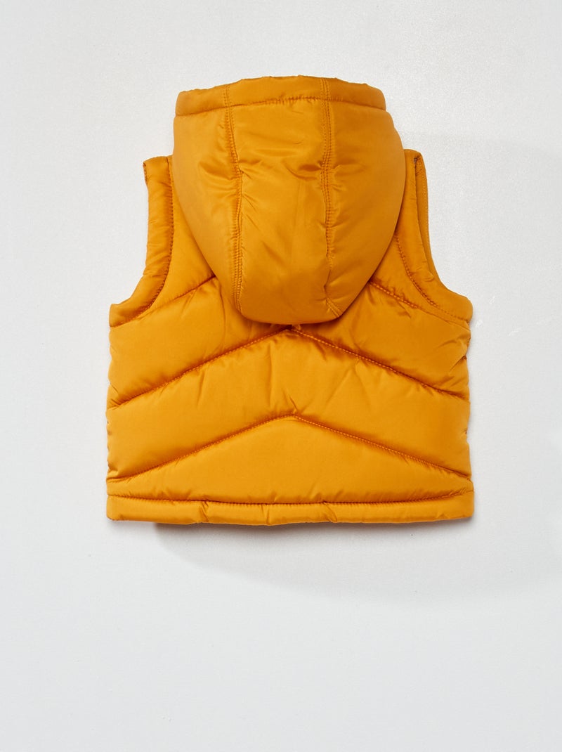 Gewatteerde bodywarmer GEEL - Kiabi