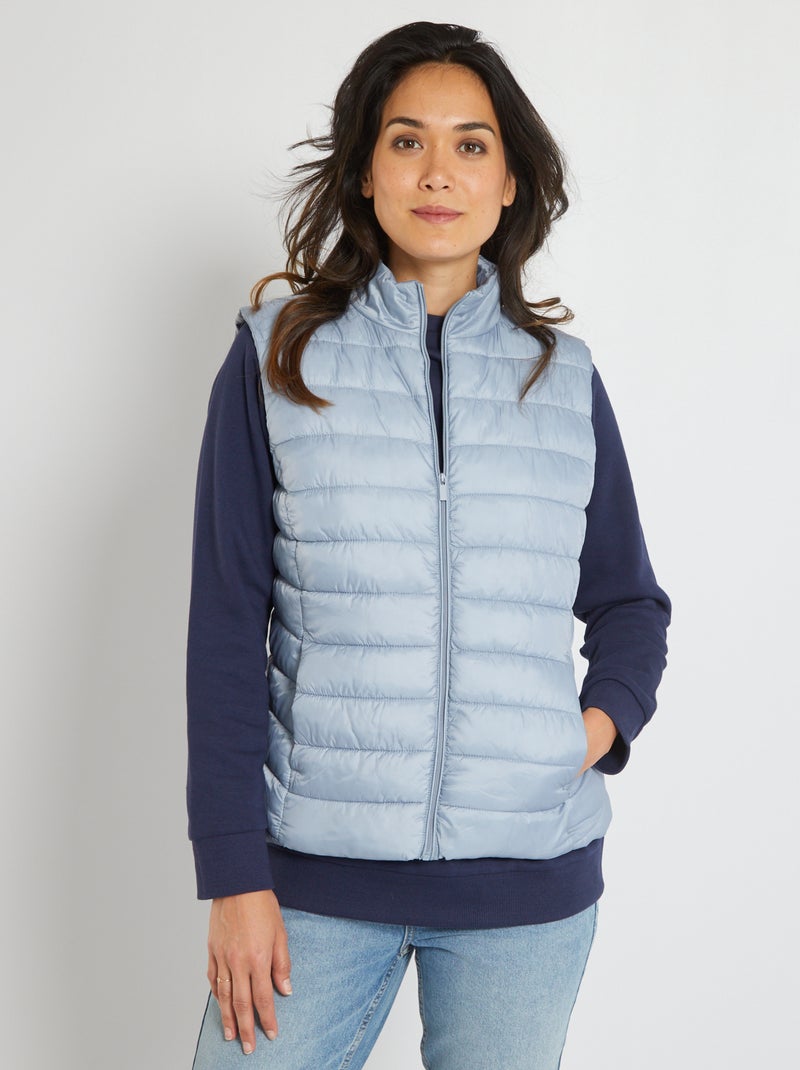 Gewatteerde bodywarmer GRIJS - Kiabi