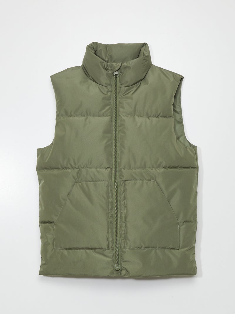 Gewatteerde bodywarmer groen - Kiabi