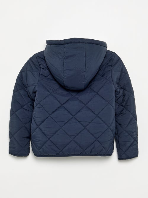 Gewatteerde jas met capuchon - Kiabi
