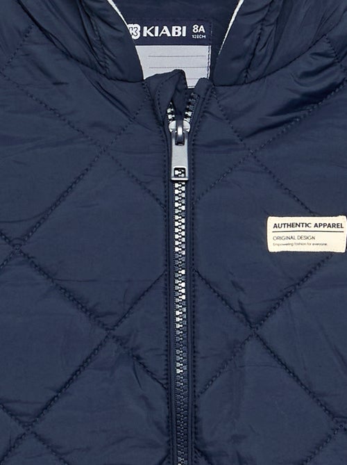 Gewatteerde jas met capuchon - Kiabi