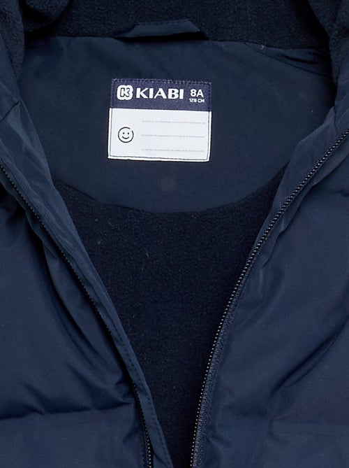 Gewatteerde jas met capuchon - Kiabi