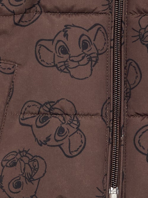 Gewatteerde jas met capuchon 'Disney' 'De Leeuwenkoning' - Kiabi