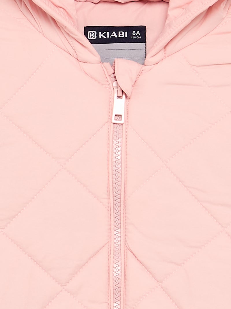 Gewatteerde jas met capuchon Rose - Kiabi