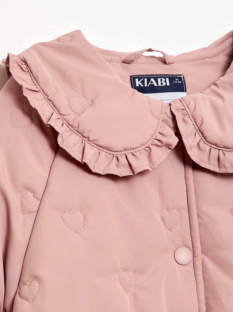 Gewatteerde jas met puntkraag Rose - Kiabi