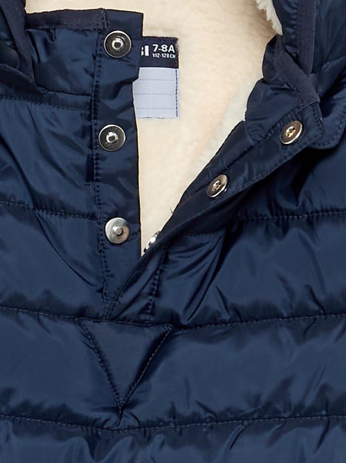 Gewatteerde jas met sherpavoering - easy-on collectie - Kiabi