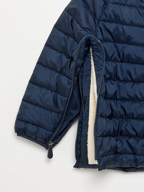 Gewatteerde jas met sherpavoering - easy-on collectie - Kiabi