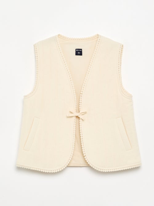Gewatteerde mouwloze gilet - Kiabi