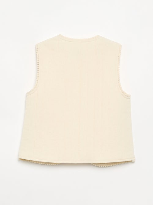 Gewatteerde mouwloze gilet - Kiabi