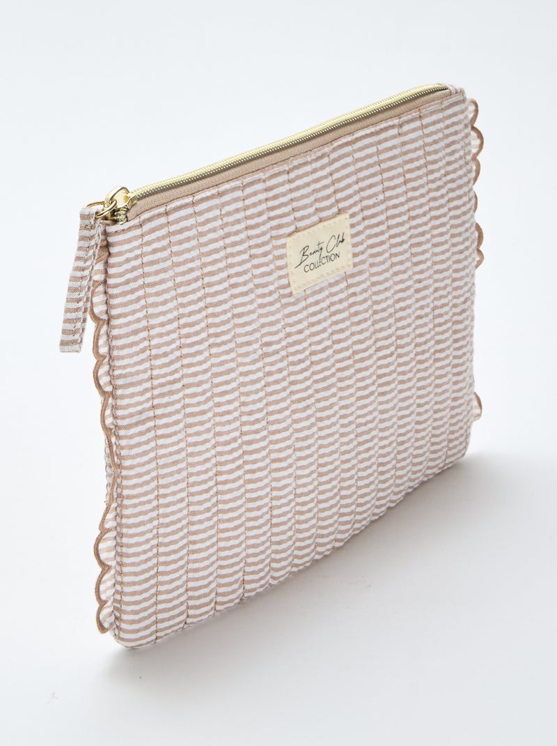 Gewatteerde opbergtas Bruin - Kiabi