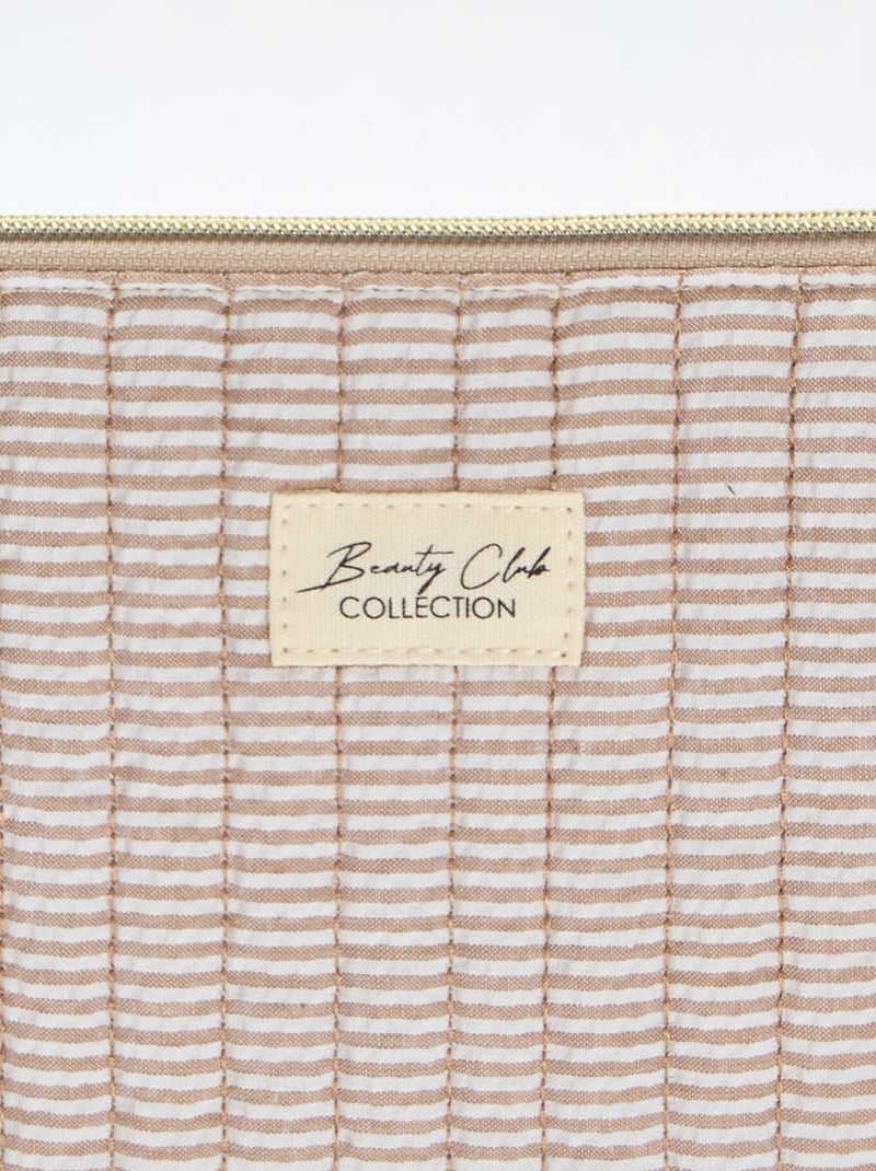 Gewatteerde opbergtas Bruin - Kiabi