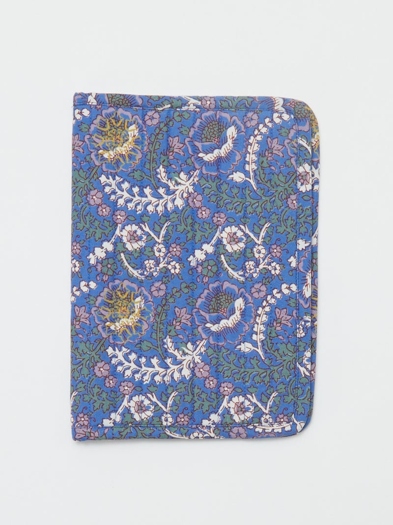 Gewatteerde schriftenbeschermer - Kiabi Home BLAUW - Kiabi