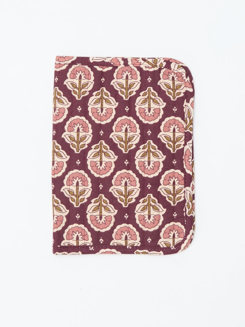 Gewatteerde schriftenbeschermer - Kiabi Home Paars - Kiabi