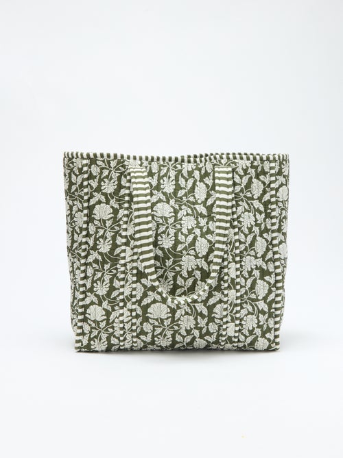 Gewatteerde shopper met bloemenmotief - Kiabi Gewatteerde shopper met bloemenmotief - Kiabi