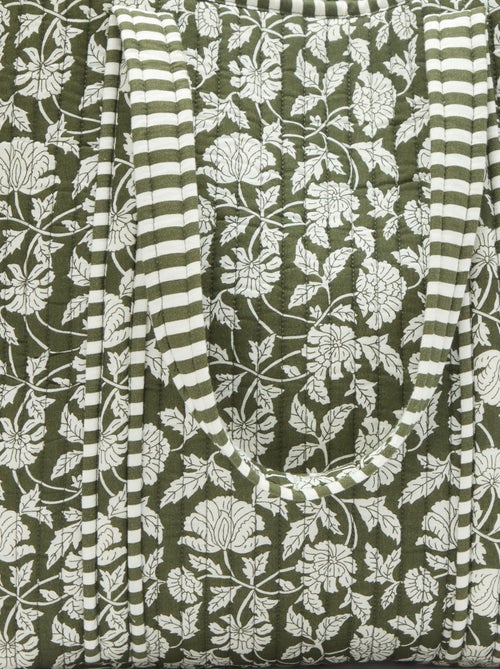 Gewatteerde shopper met bloemenmotief - Kiabi Gewatteerde shopper met bloemenmotief - Kiabi