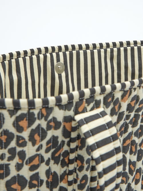 Gewatteerde shopper met luipaardprint - Kiabi Gewatteerde shopper met luipaardprint - Kiabi
