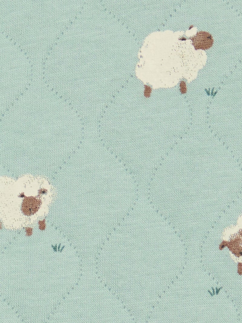 Gewatteerde slaapzak zonder voetjes Blauw - Kiabi