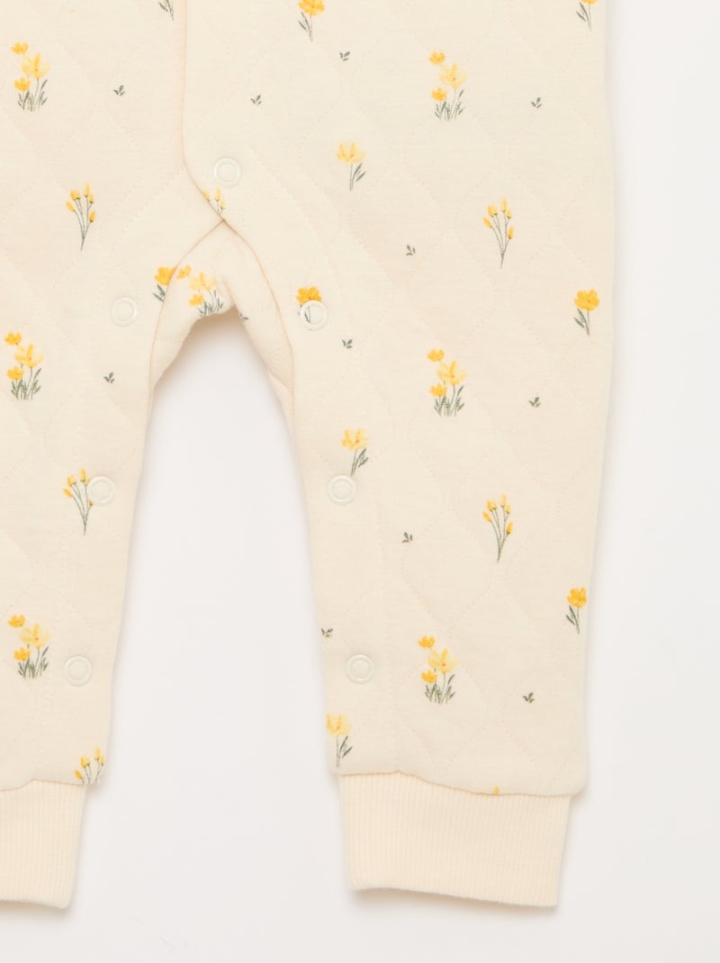 Gewatteerde slaapzak zonder voetjes Wit - Kiabi