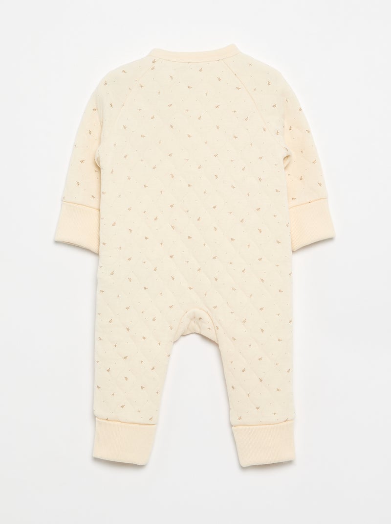 Gewatteerde slaapzakpyjama Wit - Kiabi