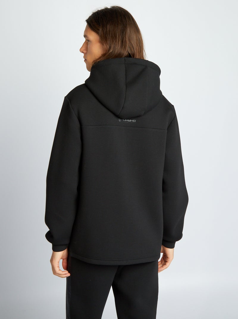 Gewatteerde sweater van neopreen ZWART Kiabi