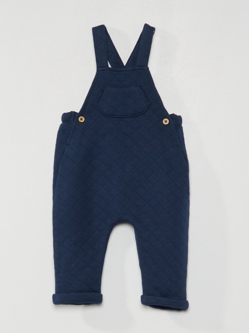 Gewatteerde tuinbroek blauw - Kiabi