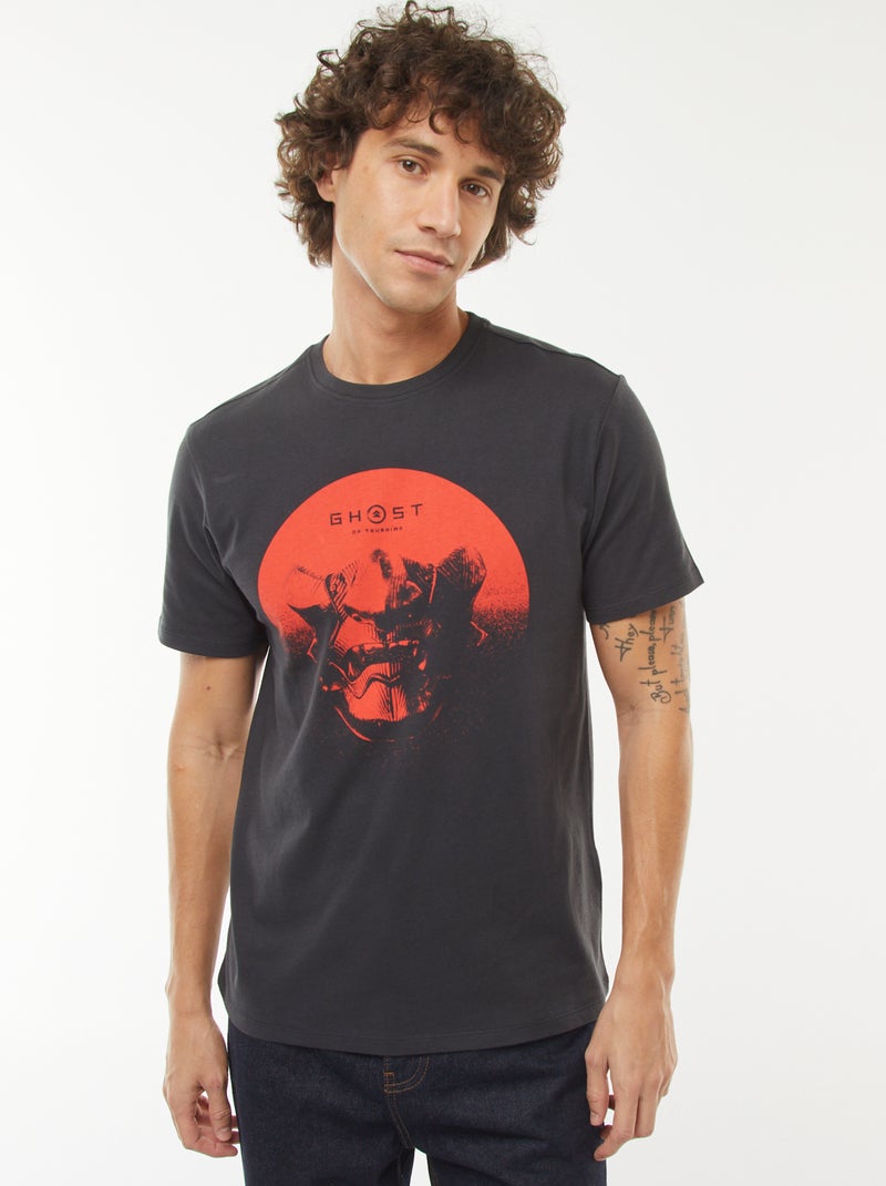 Ghost of Tsushima-T-shirt met korte mouw ZWART - Kiabi