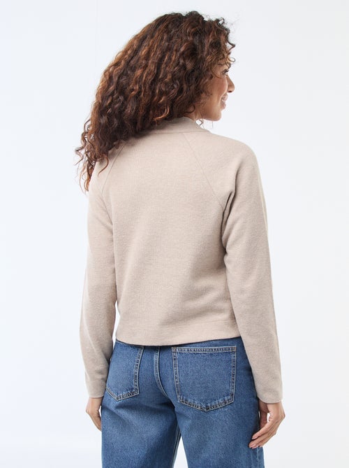 Gilet met goudkleurige knoopsluiting - Kiabi