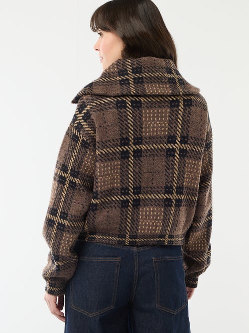 Gilet met opstaande kraag - Kiabi