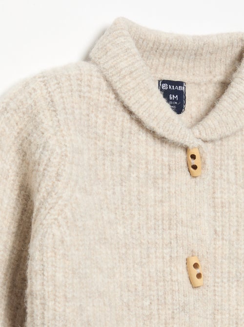 Gilet met sjaalkraag - Kiabi
