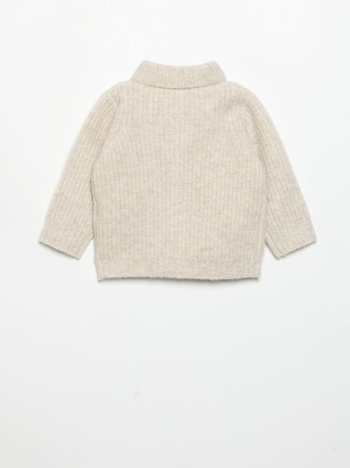 Gilet met sjaalkraag - Kiabi