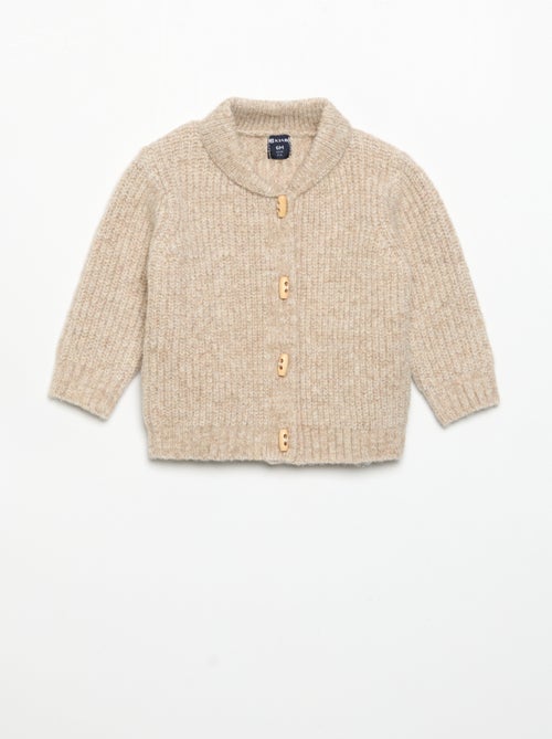 Gilet met sjaalkraag - Kiabi