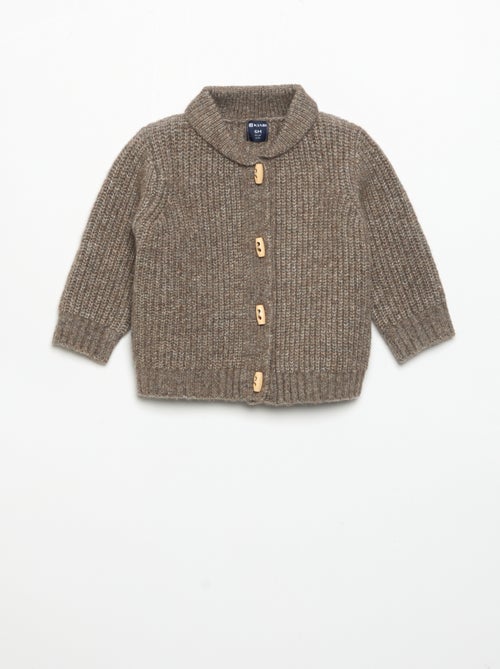 Gilet met sjaalkraag - Kiabi