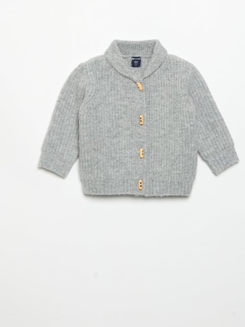 Gilet met sjaalkraag - Kiabi