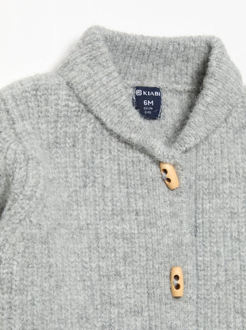 Gilet met sjaalkraag - Kiabi
