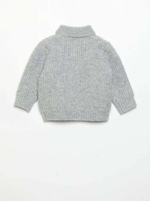 Gilet met sjaalkraag - Kiabi