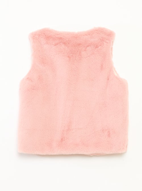 Giletje van imitatiebont - Kiabi