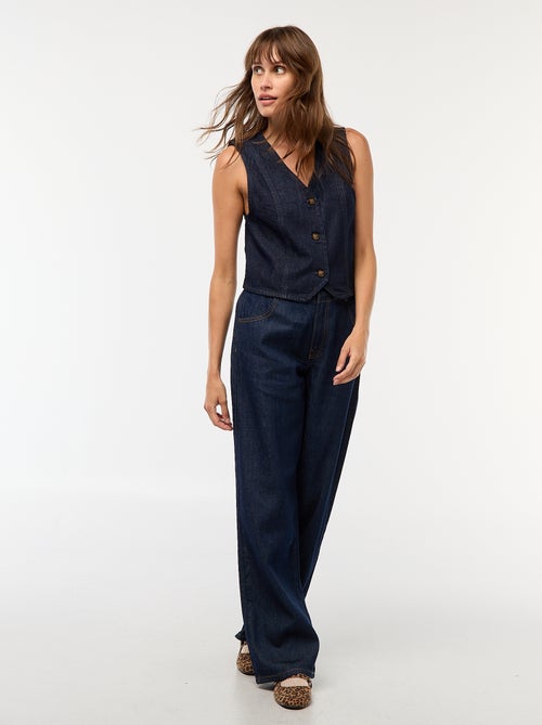 Giletje van spijkerstof - Kiabi