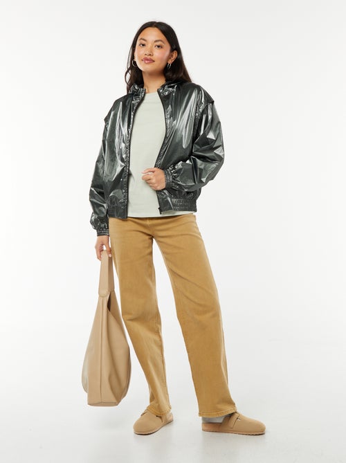 Glanzend windjack - Kiabi