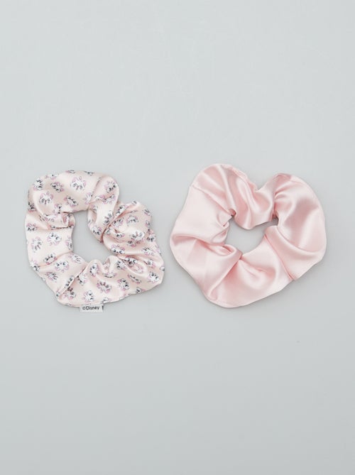 Glanzende 'Disney'-scrunchies - Setje van 2 paar - Kiabi