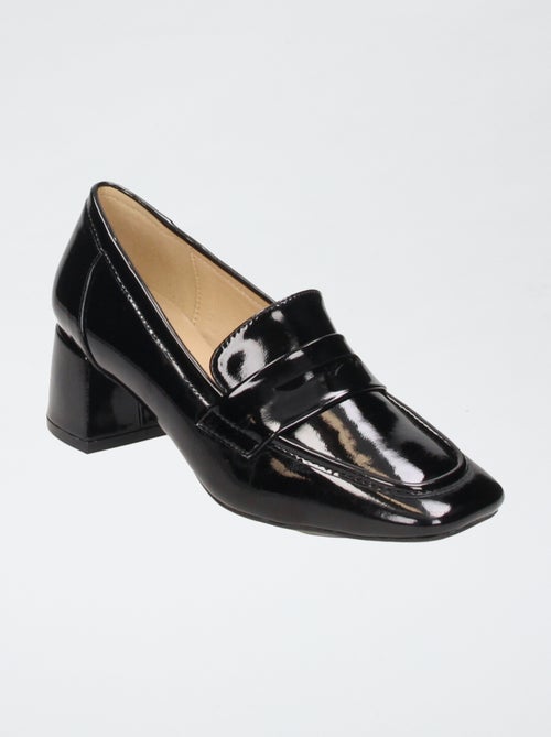 Glanzende loafers met bandjes - Kiabi