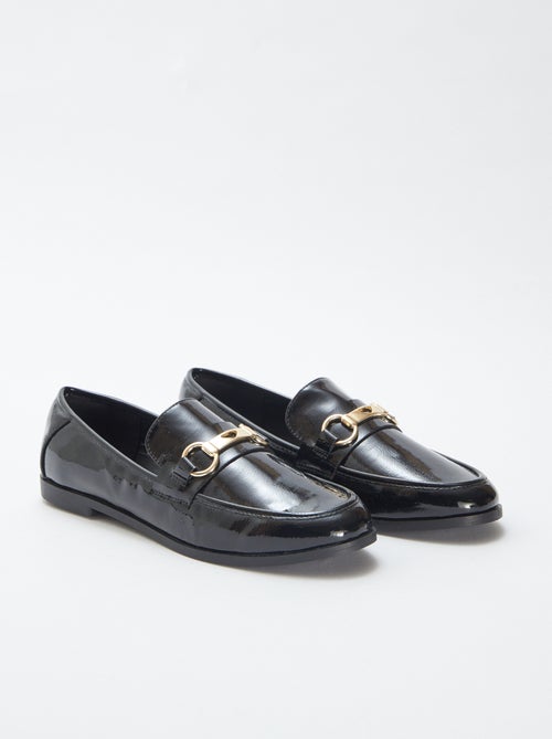 Glanzende platte loafers - Kiabi