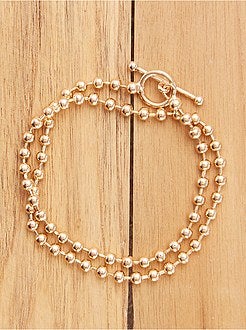 Goudkleurig kort halssnoer - Kiabi