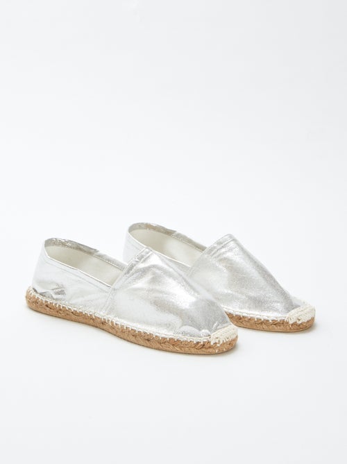 Goudkleurige espadrilles - Kiabi