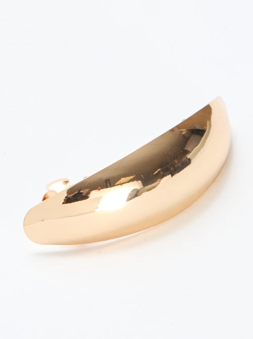 Goudkleurige platte haarspeld - Kiabi