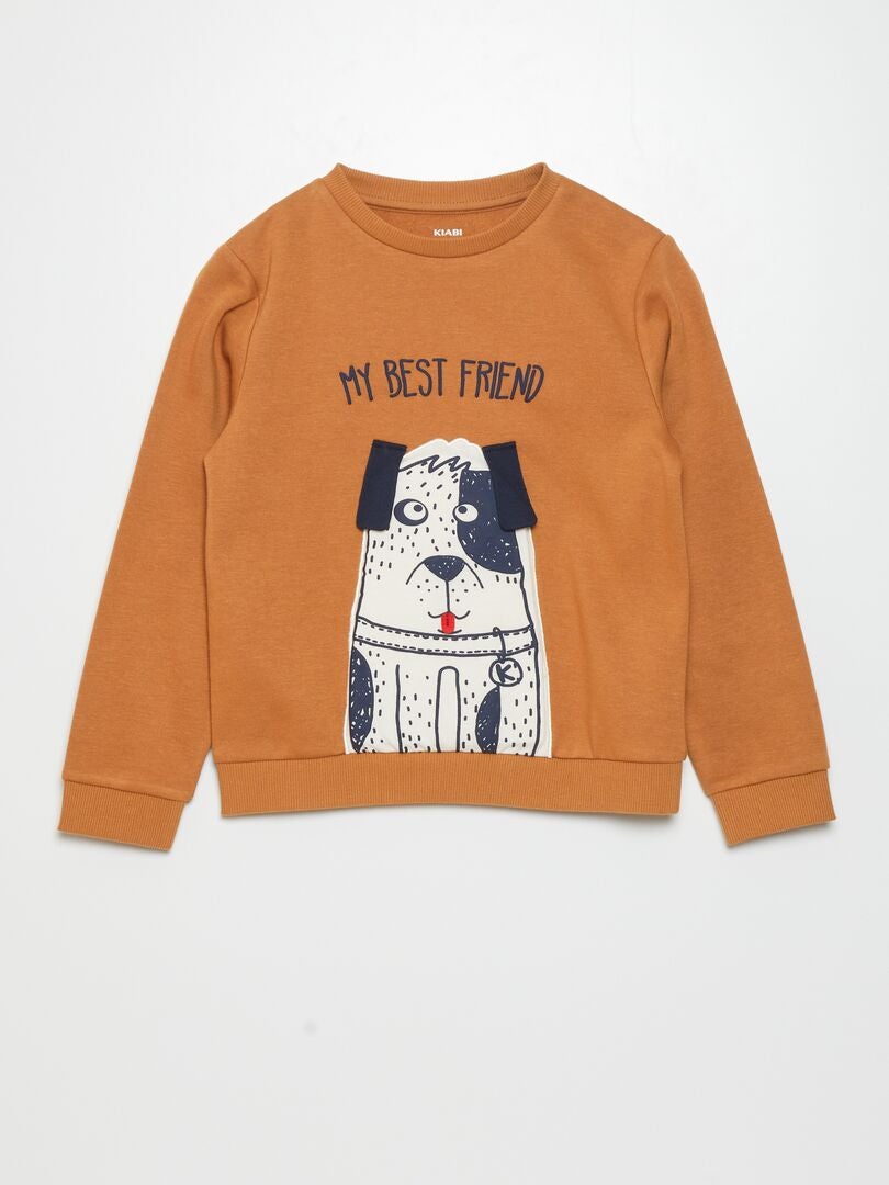 Grappige sweater van joggingstof