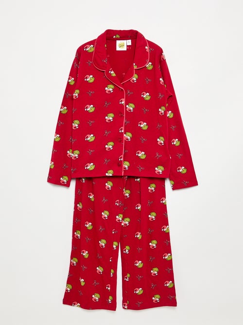 Grinch-pyjama 2-delig - Pyjamajasje + broek - Kiabi Grinch-pyjama 2-delig - Pyjamajasje + broek - Kiabi