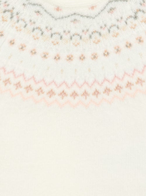 Grof gebreide jacquard trui - Kiabi Grof gebreide jacquard trui - Kiabi