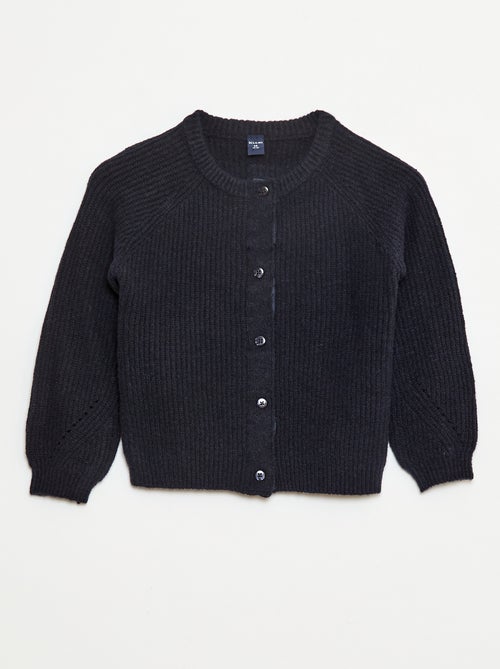 Grofgebreid vest met magnetische sluiting - So Easy - Kiabi