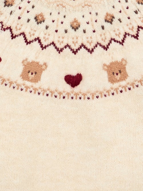 Grofgebreide jacquard kersttrui - Kiabi Grofgebreide jacquard kersttrui - Kiabi
