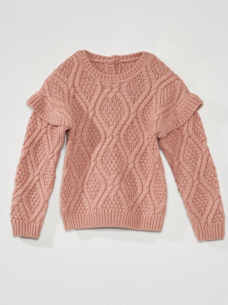 Grofgebreide trui ROSE - Kiabi